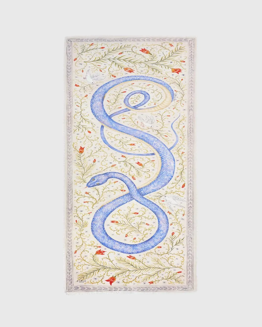 Clearance Fable England Catherine Rowe x Celestial Snake Lightweight Scarf