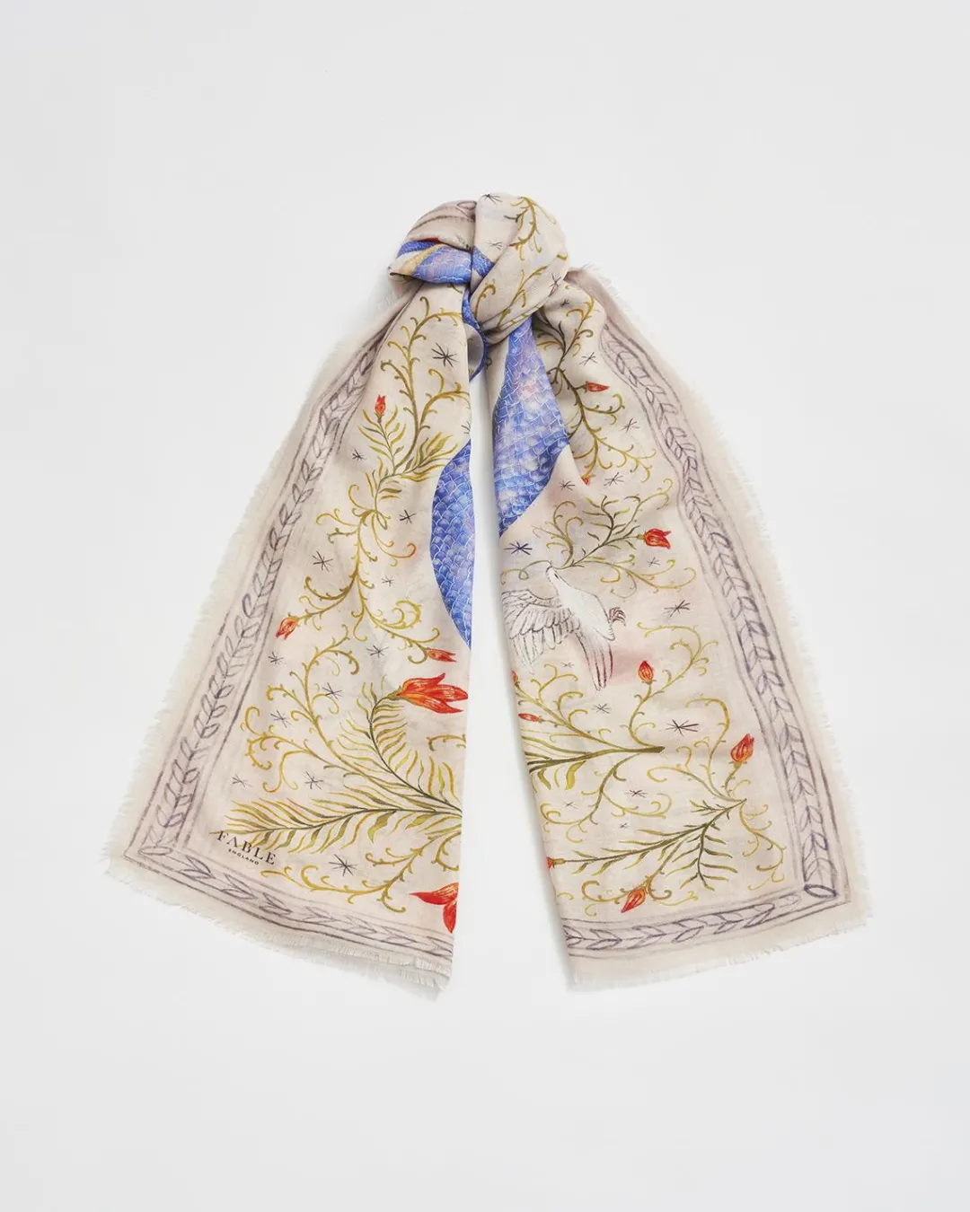 Clearance Fable England Catherine Rowe x Celestial Snake Lightweight Scarf
