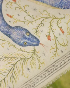 Clearance Fable England Catherine Rowe x Celestial Snake Lightweight Scarf