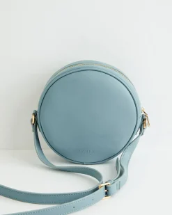 Online Fable England Chloe Circle Bag Embroidered Dormouse Blue