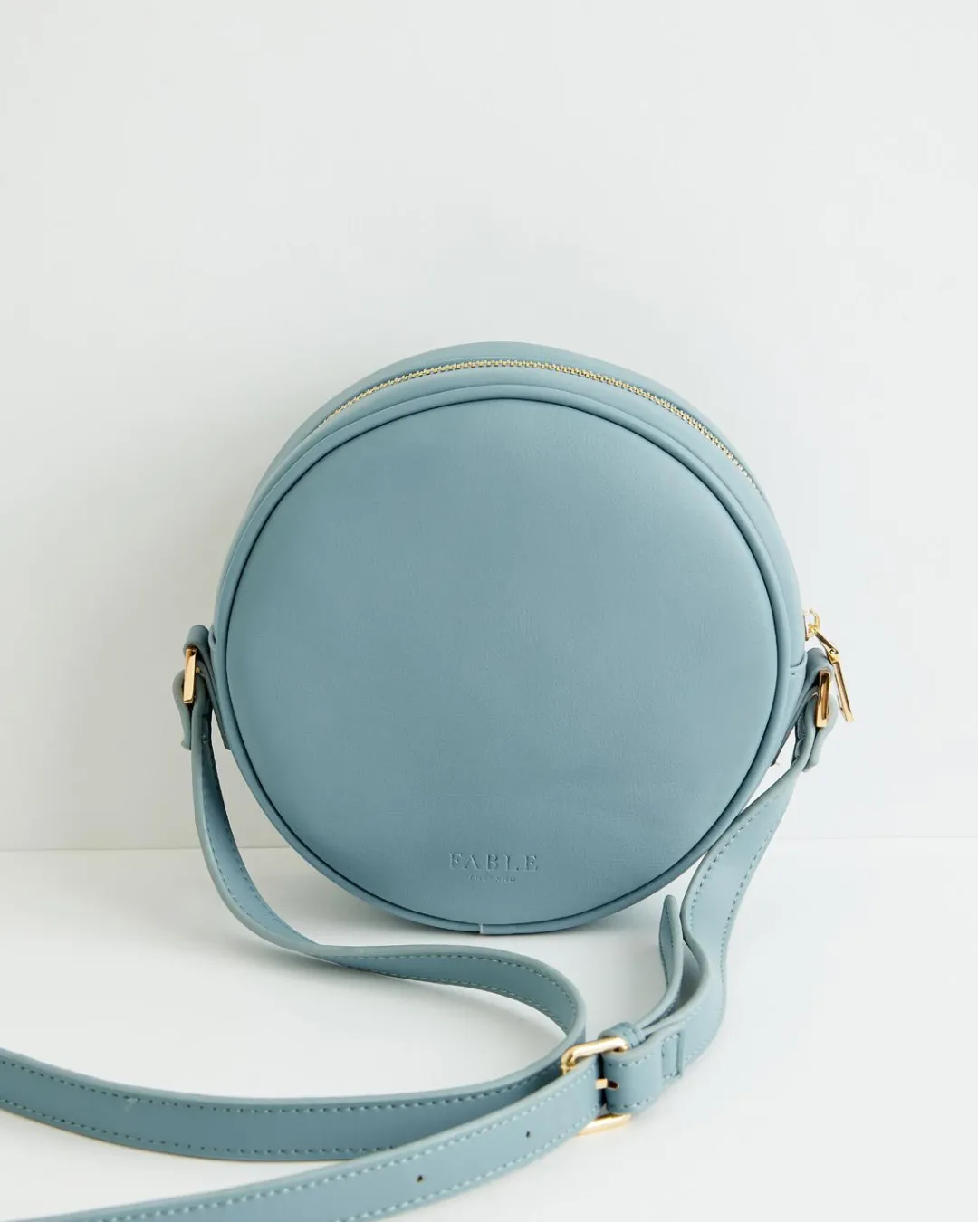 Online Fable England Chloe Circle Bag Embroidered Dormouse Blue