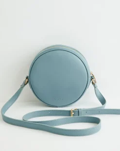 Online Fable England Chloe Circle Bag Embroidered Dormouse Blue