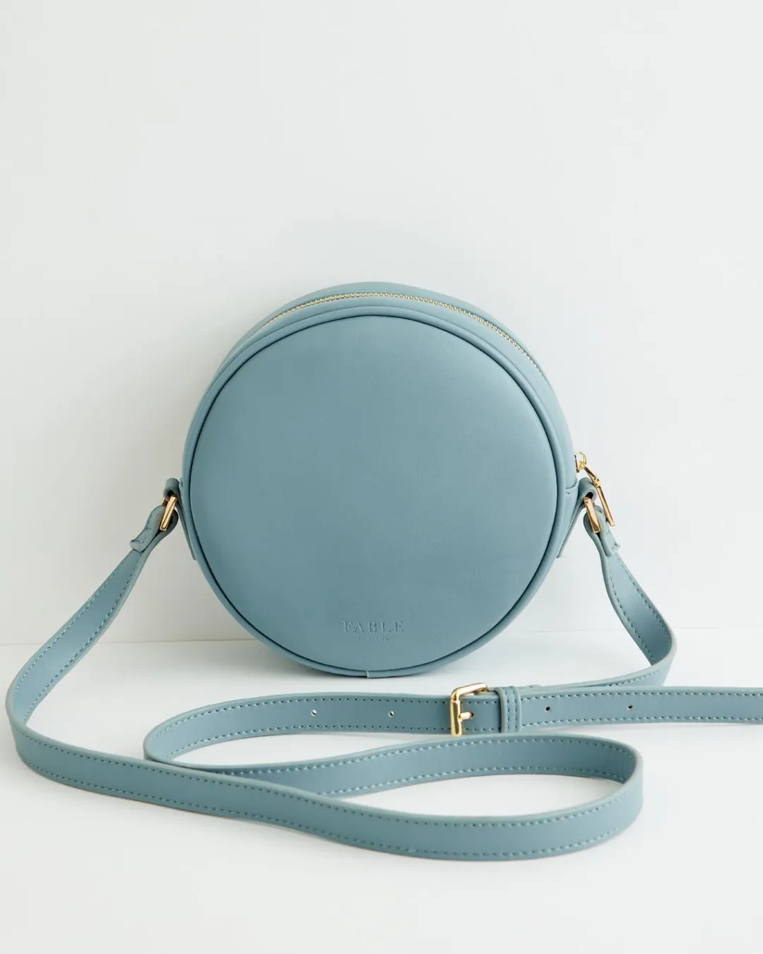 Online Fable England Chloe Circle Bag Embroidered Dormouse Blue