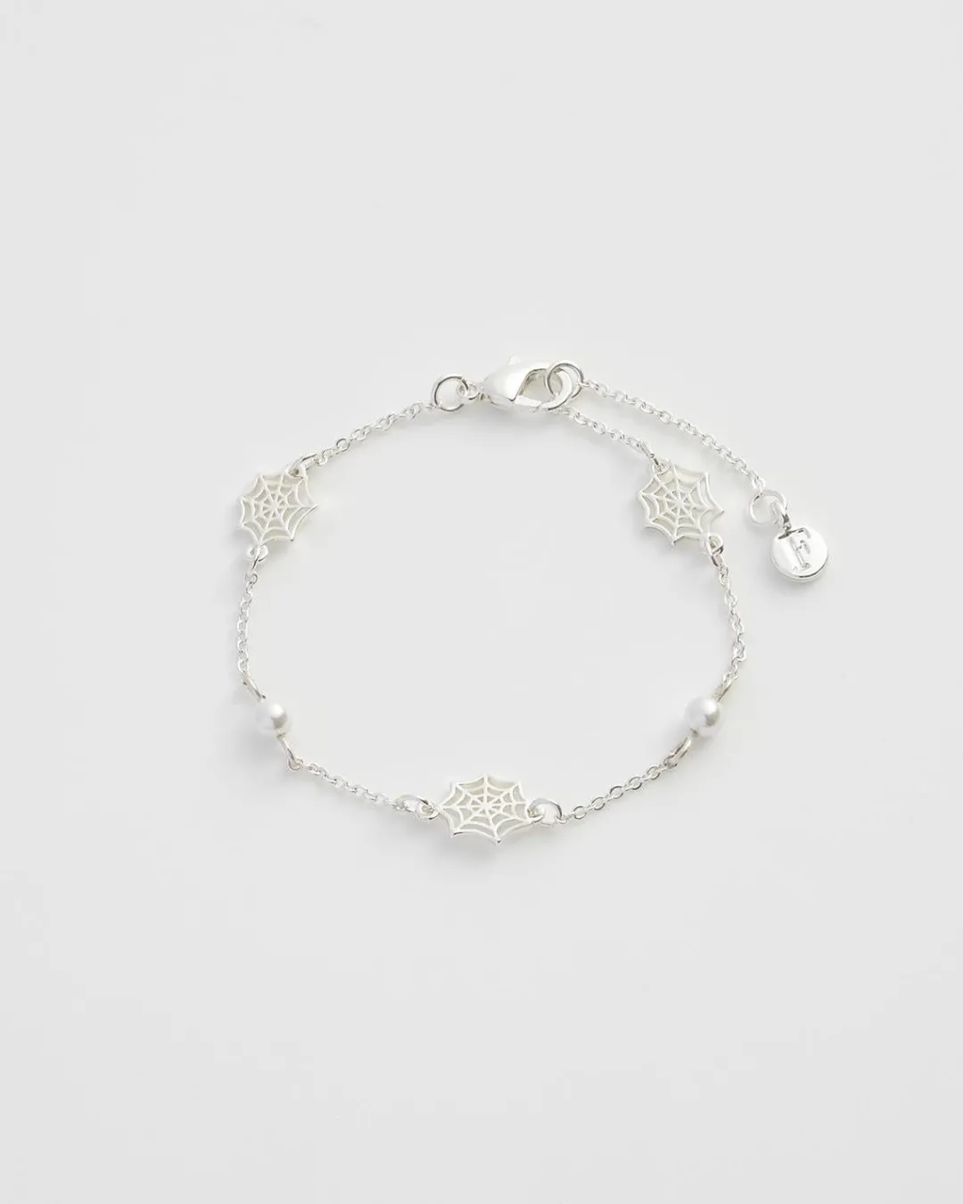 Sale Fable England Cobweb Bracelet Silver