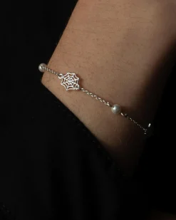 Sale Fable England Cobweb Bracelet Silver