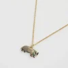 Best Fable England Cozy Badger Charm Necklace