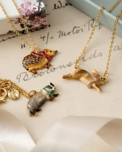 Best Fable England Cozy Badger Charm Necklace