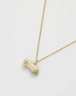 Best Fable England Cozy Badger Charm Necklace