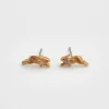 New Fable England Cozy Bunny Stud Earrings