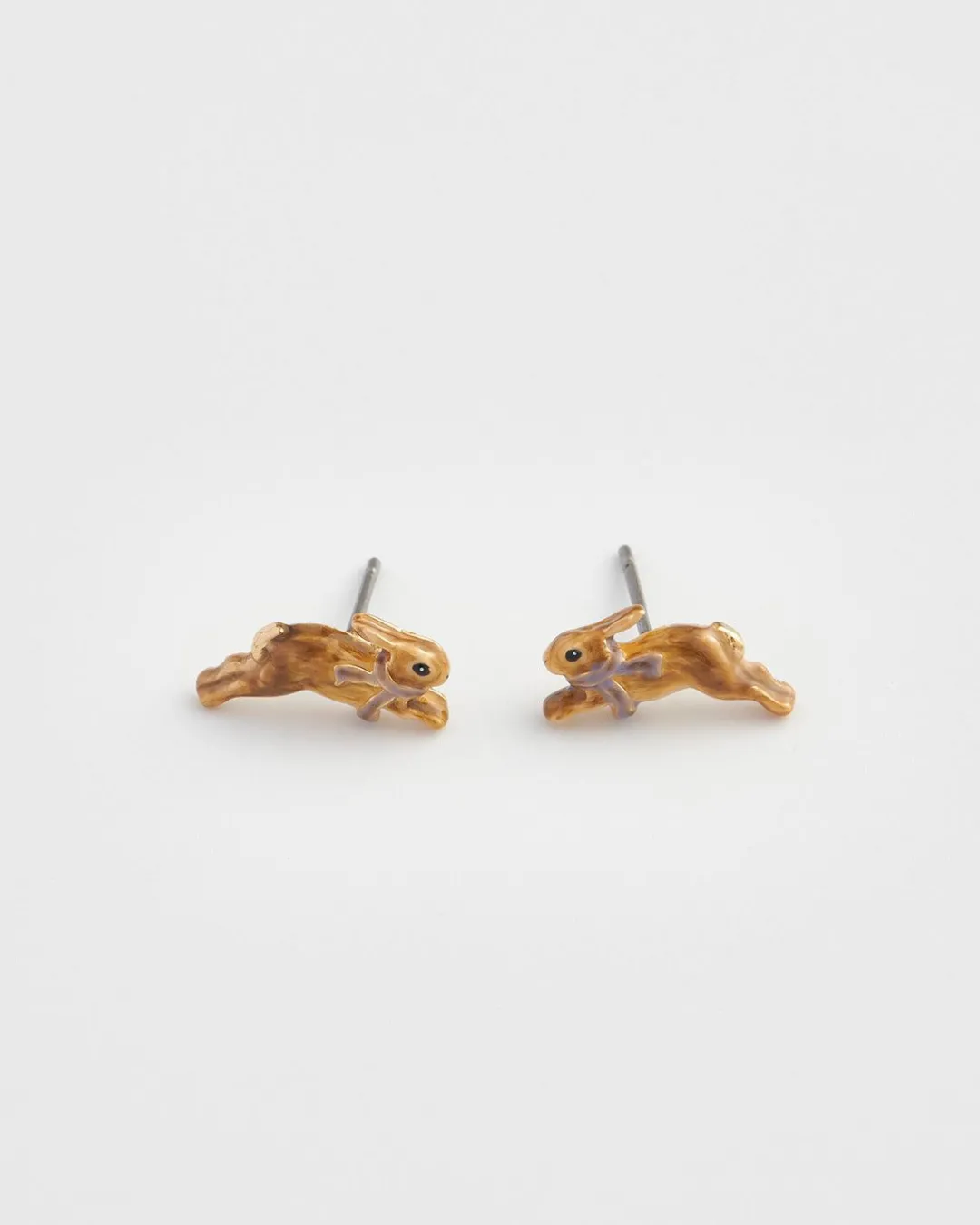 New Fable England Cozy Bunny Stud Earrings