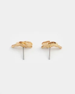 New Fable England Cozy Bunny Stud Earrings