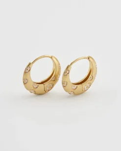 Clearance Fable England Daisy Hoop Earrings