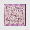 Sale Fable England Deco Bloom Large Square Scarf