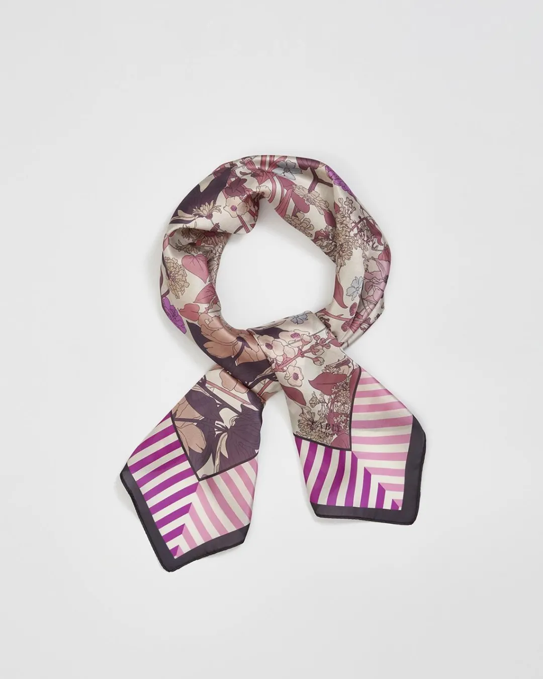 Sale Fable England Deco Bloom Large Square Scarf