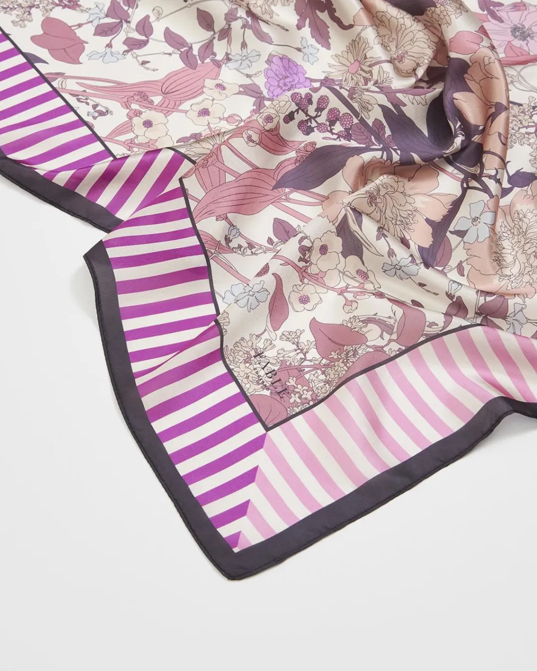 Sale Fable England Deco Bloom Large Square Scarf