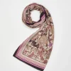 Online Fable England Deco Bloom Pink Midweight Scarf