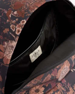 Hot Fable England Deco Blooms Large Black Backpack