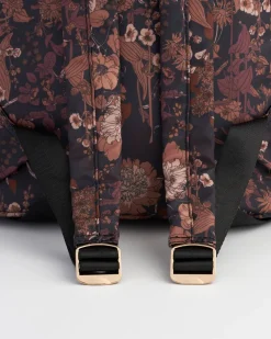 Hot Fable England Deco Blooms Large Black Backpack