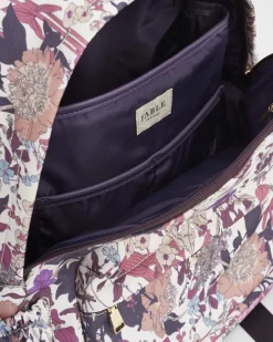 Clearance Fable England Deco Blooms Large Blackberry Backpack