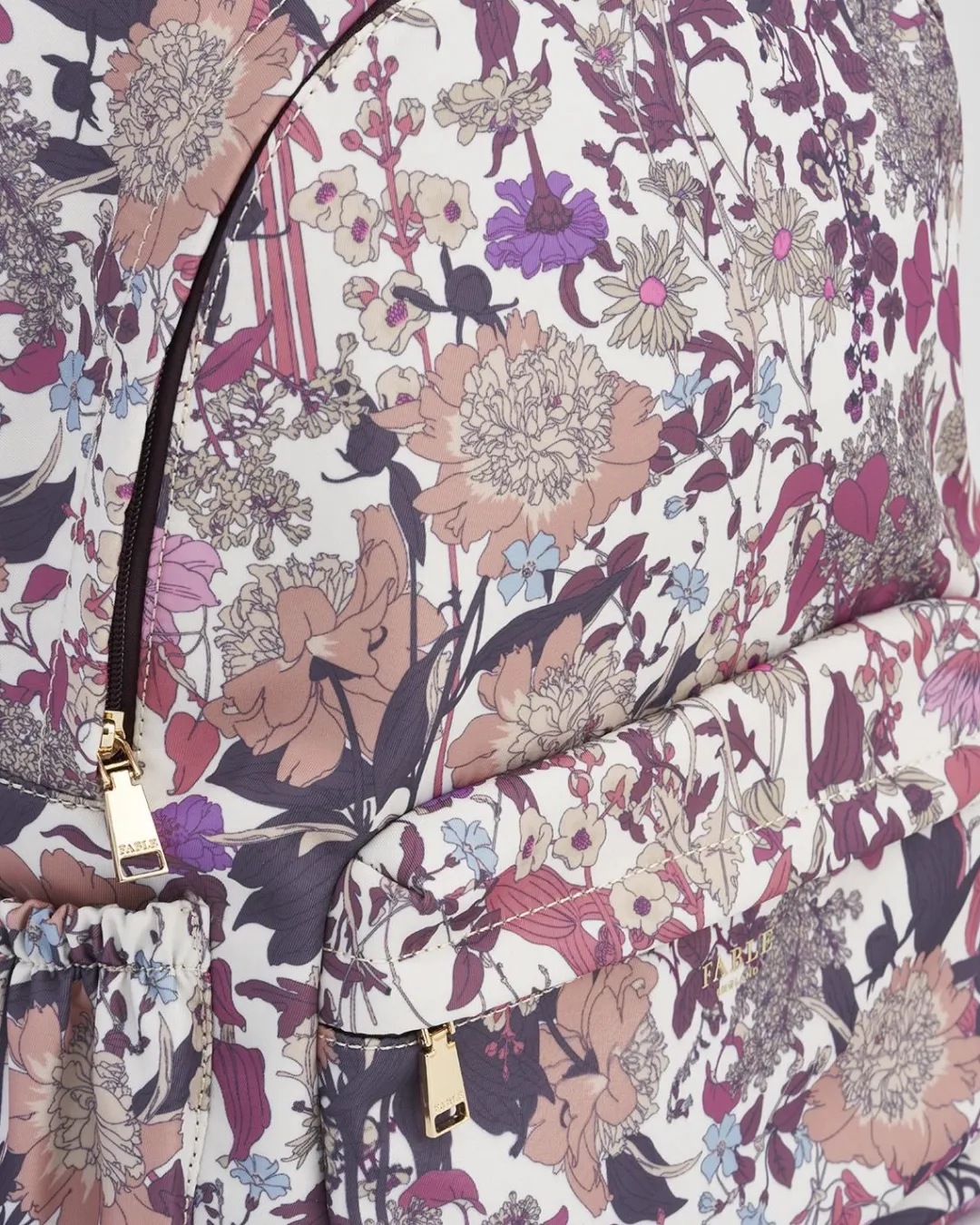 Clearance Fable England Deco Blooms Large Blackberry Backpack