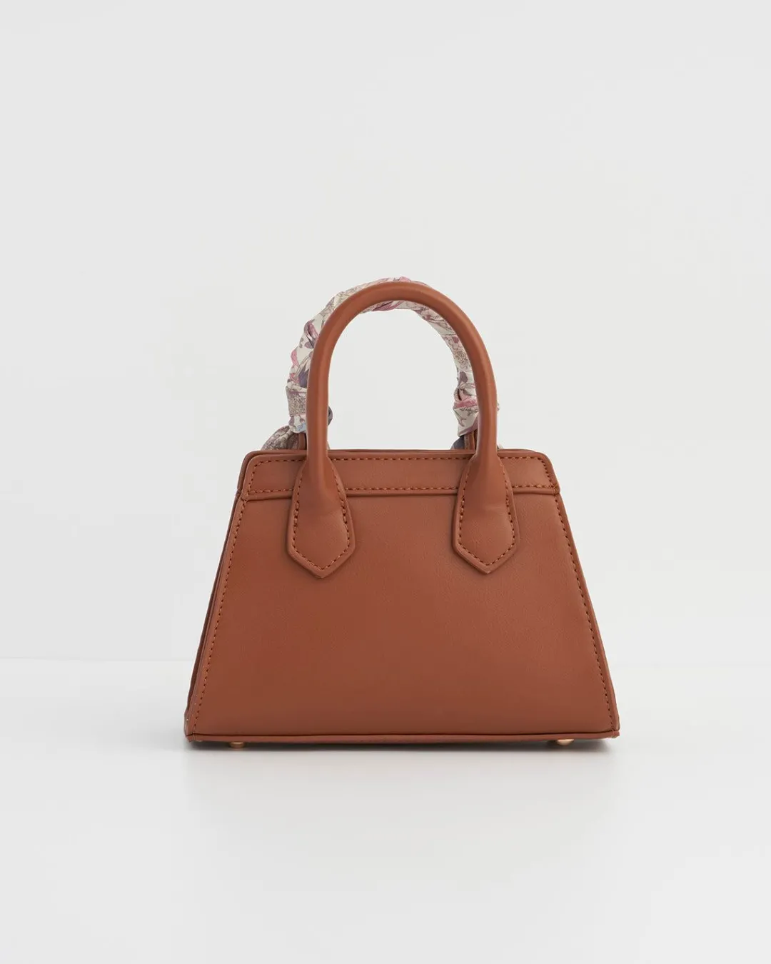Fashion Fable England Deco Blooms Mini Tan Tote