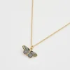 Online Fable England Deco Butterfly Blue Necklace