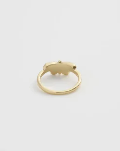 Sale Fable England Deco Butterfly Blue Ring