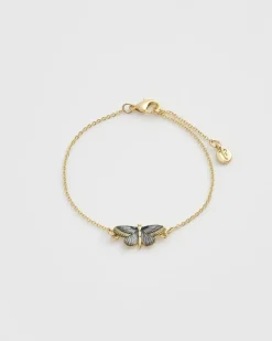 New Fable England Deco Butterfly Bracelet Blue