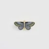 Hot Fable England Deco Butterfly Brooch Blue