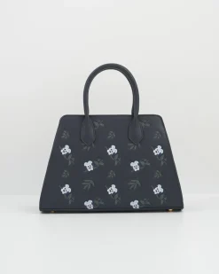 Clearance Fable England Ditsy Navy Medium Tote