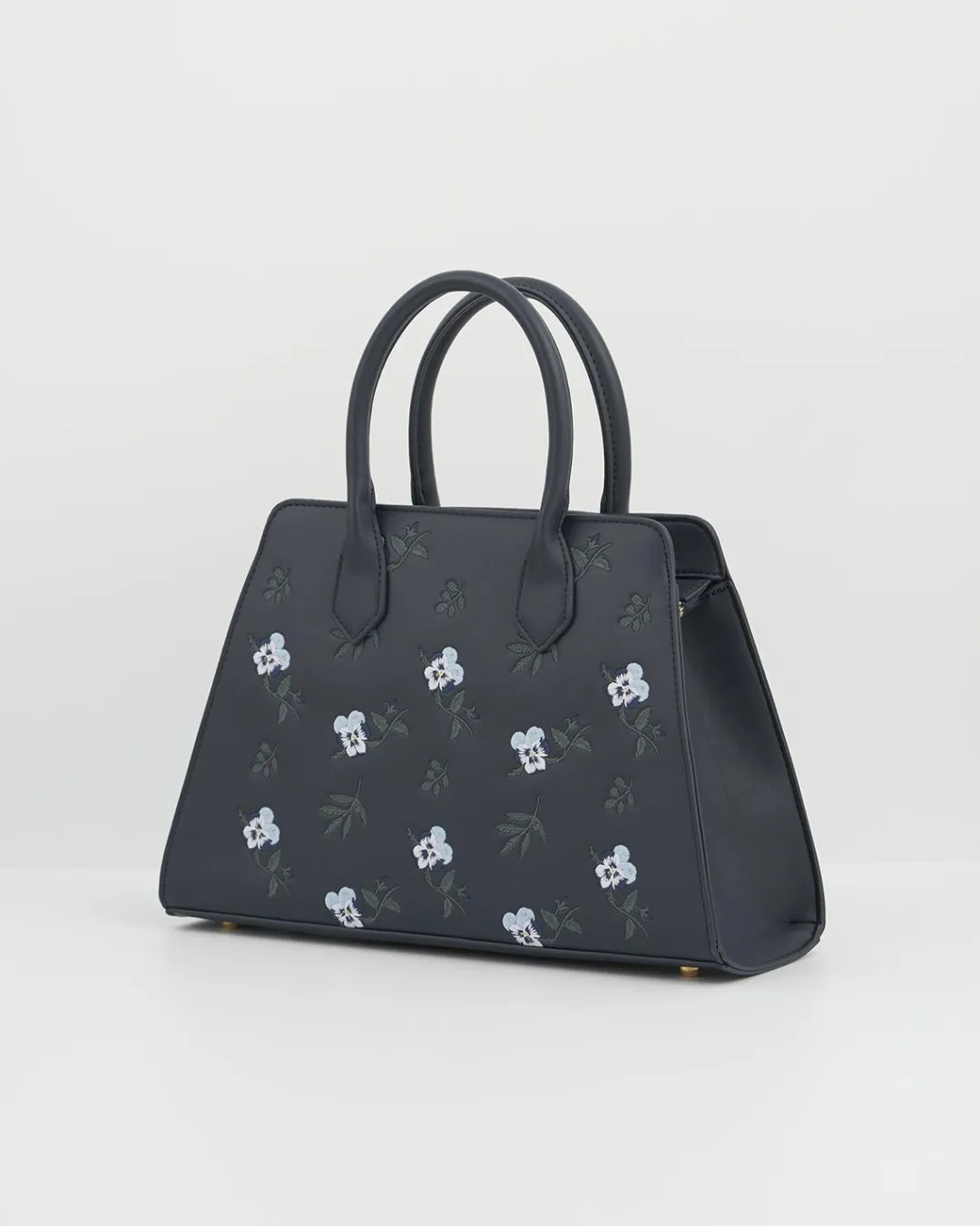 Clearance Fable England Ditsy Navy Medium Tote