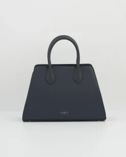 Clearance Fable England Ditsy Navy Medium Tote