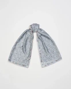 Fashion Fable England Ditsy Sprigs Silky Scarf
