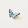 Clearance Fable England Enamel Blue Butterfly Brooch