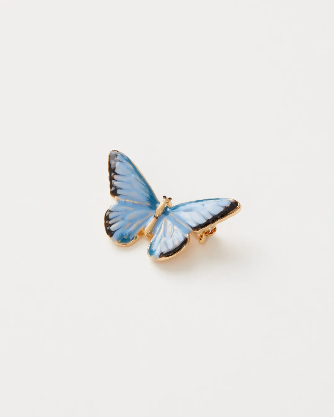 Clearance Fable England Enamel Blue Butterfly Brooch
