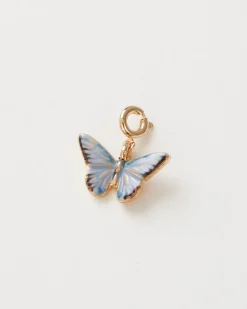 Outlet Fable England Enamel Blue Butterfly Charm