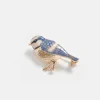 Best Fable England Enamel Blue Tit Brooch