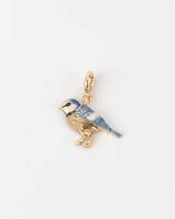 New Fable England Enamel Blue Tit Charm