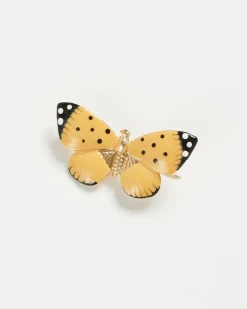 Discount Fable England Enamel Butterfly Brooch
