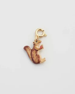 Clearance Fable England Enamel Cheeky Squirrel Charm