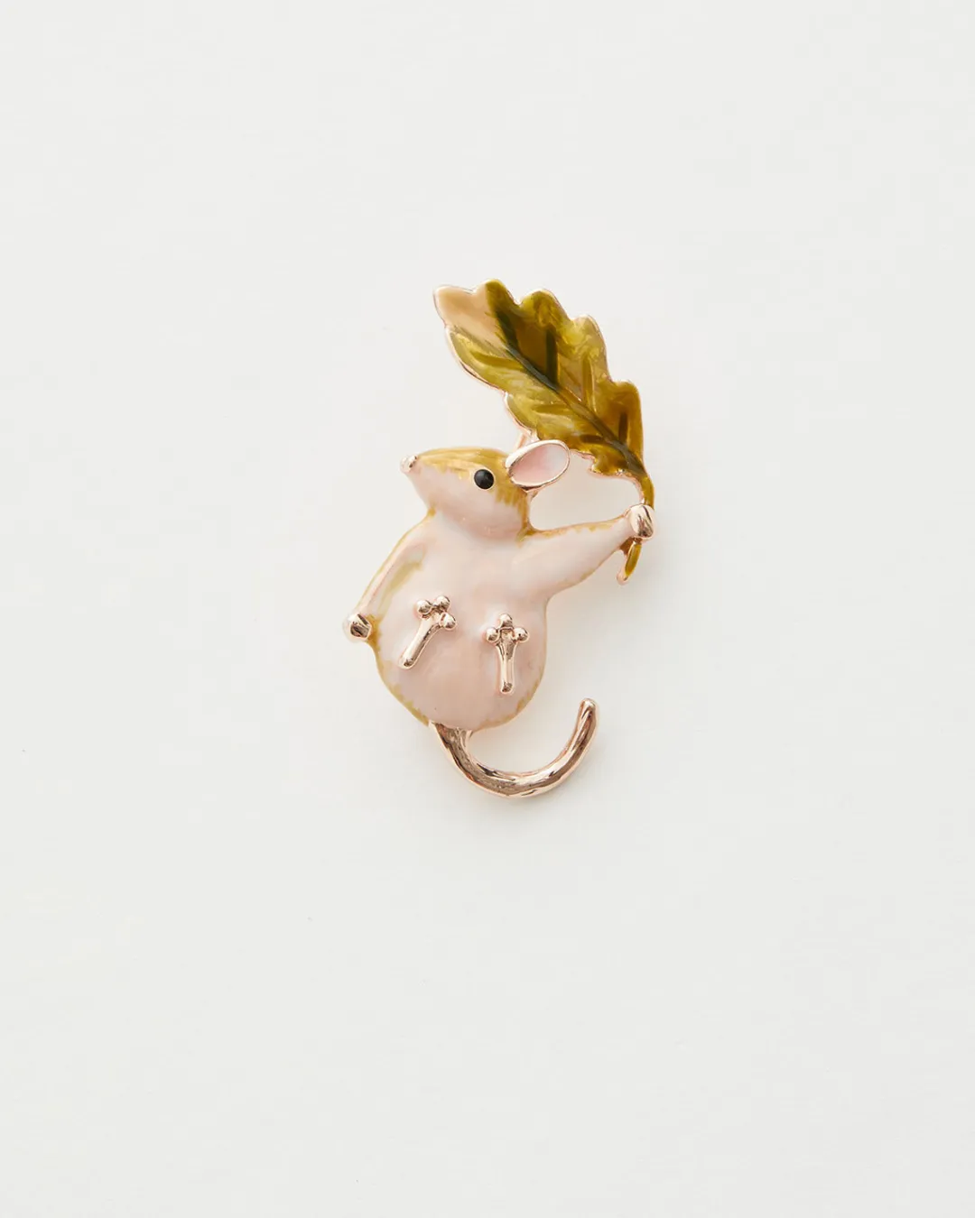 Sale Fable England Enamel Dormouse Brooch