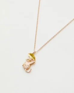 Outlet Fable England Enamel Dormouse Short Necklace