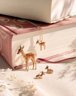 Outlet Fable England Enamel Fawn Brooch