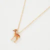 Clearance Fable England Enamel Fawn Necklace