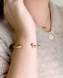 Clearance Fable England Enamel Fawn Necklace