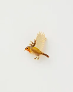 Online Fable England Enamel Flying Robin Brooch