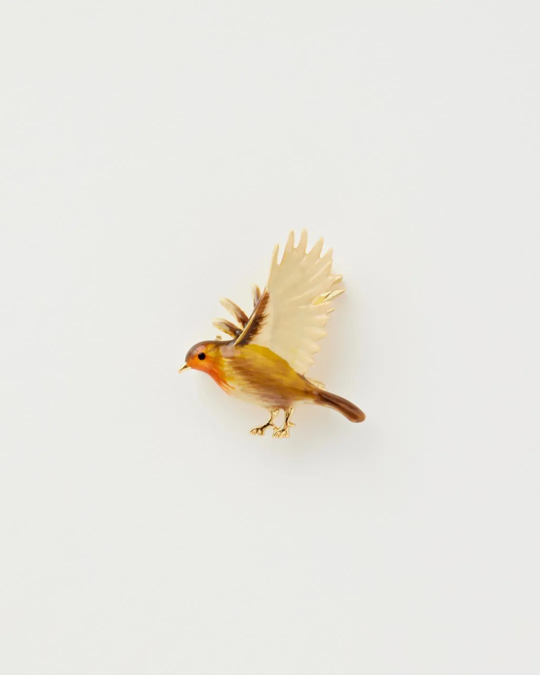 Online Fable England Enamel Flying Robin Brooch