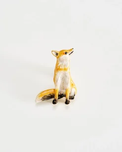 Outlet Fable England Enamel Fox Brooch