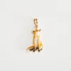 Fashion Fable England Enamel Fox Charm