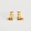 Best Fable England Enamel Fox Earrings